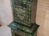 Изразцовый камин с открытой топкой